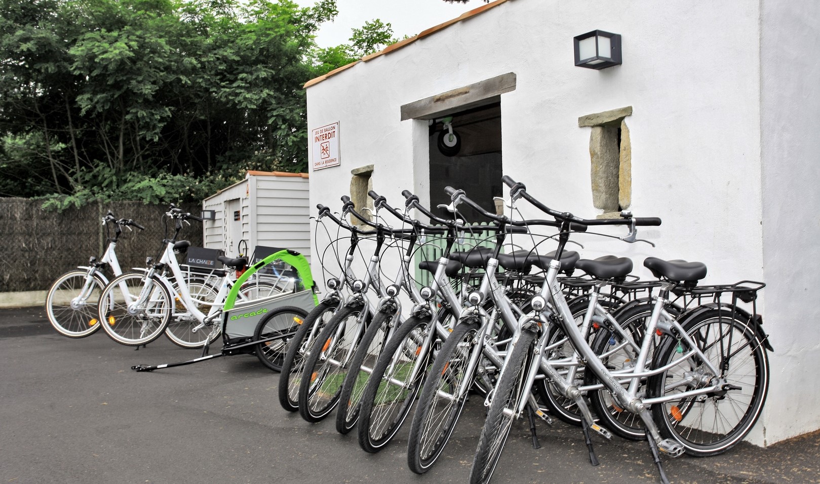 hotel calme proposant la location de vélo à Noirmouter